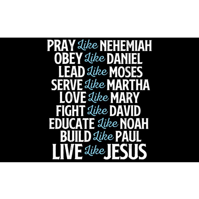 Pray Like Nehemiah Christian Faith Jesus Christ Religious Bumper Sticker