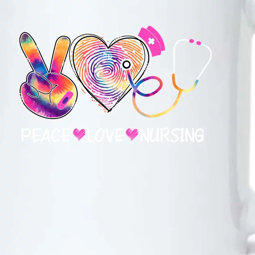 Peace Love Nursing Happy Nurse Week Day On May Great Gift Black Color Changing Mug