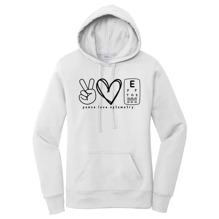 Peace Love Optometry Women's Pullover Hoodie