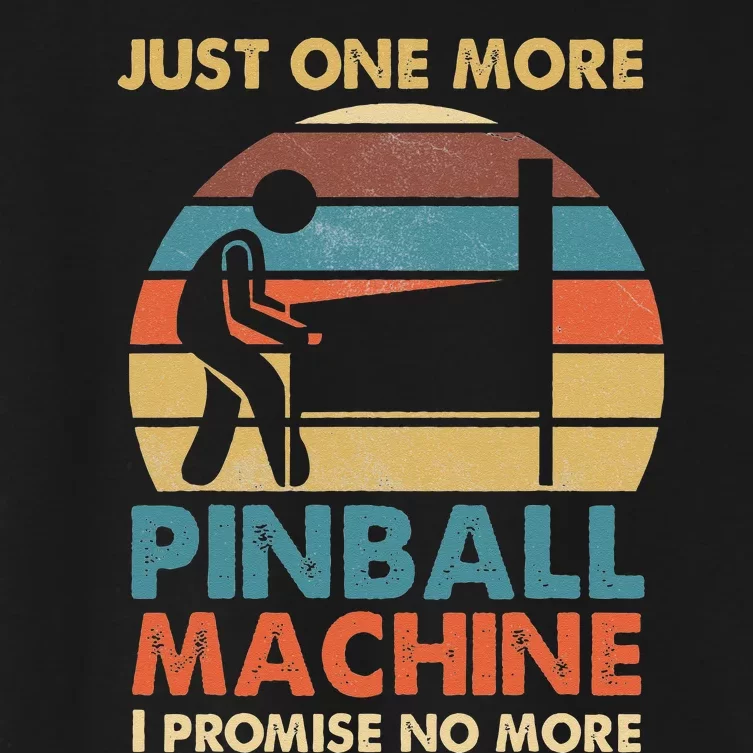 Pinball Lovers Pub Sports Pinball Women's Crop Top Tee