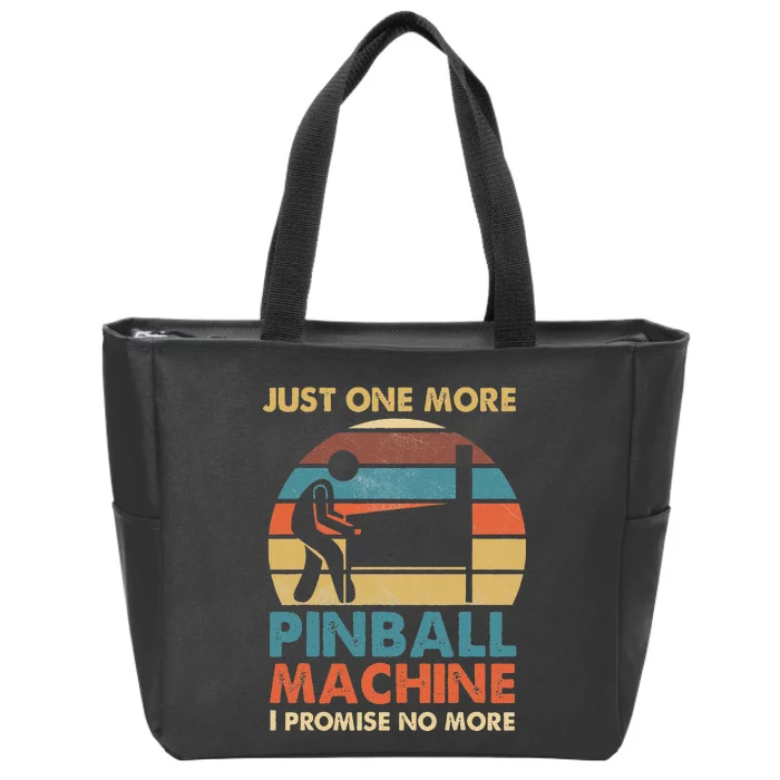 Pinball Lovers Pub Sports Pinball Zip Tote Bag