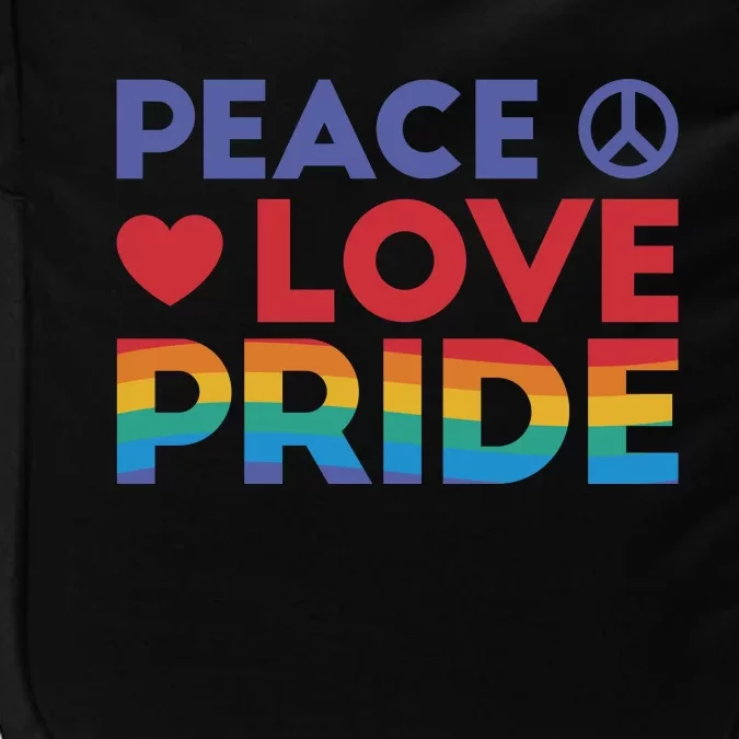 Peace Love Pride Impact Tech Backpack