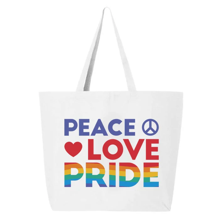 Peace Love Pride 25L Jumbo Tote