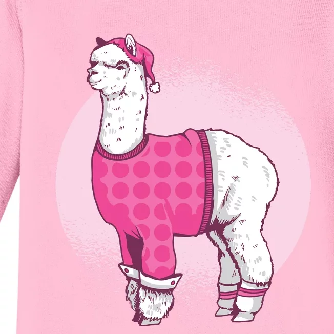 Pajama Llama Baby Long Sleeve Bodysuit