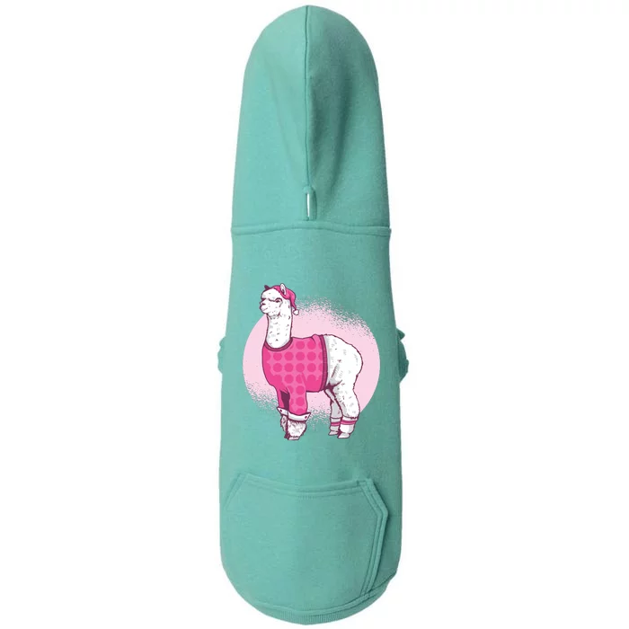 Pajama Llama Doggie 3-End Fleece Hoodie