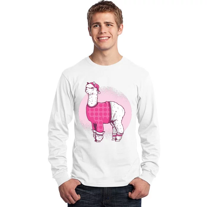 Pajama Llama Tall Long Sleeve T-Shirt