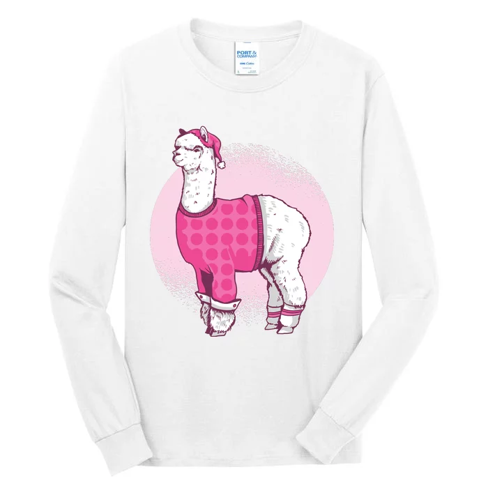 Pajama Llama Tall Long Sleeve T-Shirt