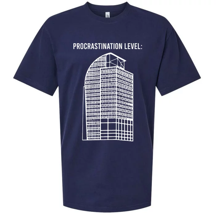 Procrastination Level Sueded Cloud Jersey T-Shirt