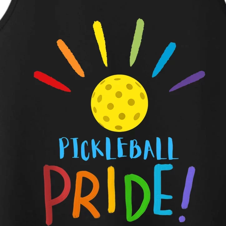 Pickleball LGBT Pride Performance Tank