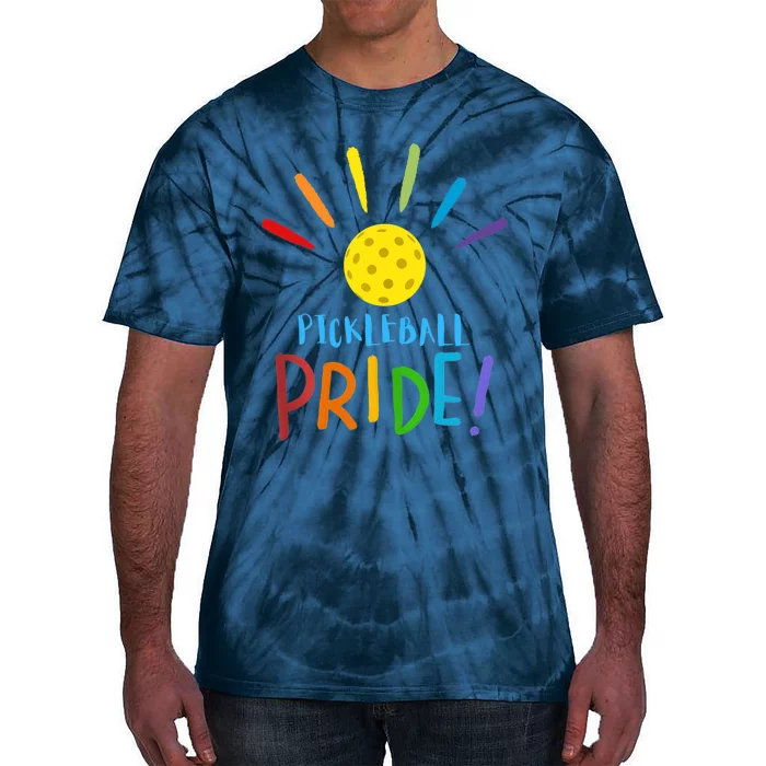 Pickleball LGBT Pride Tie-Dye T-Shirt