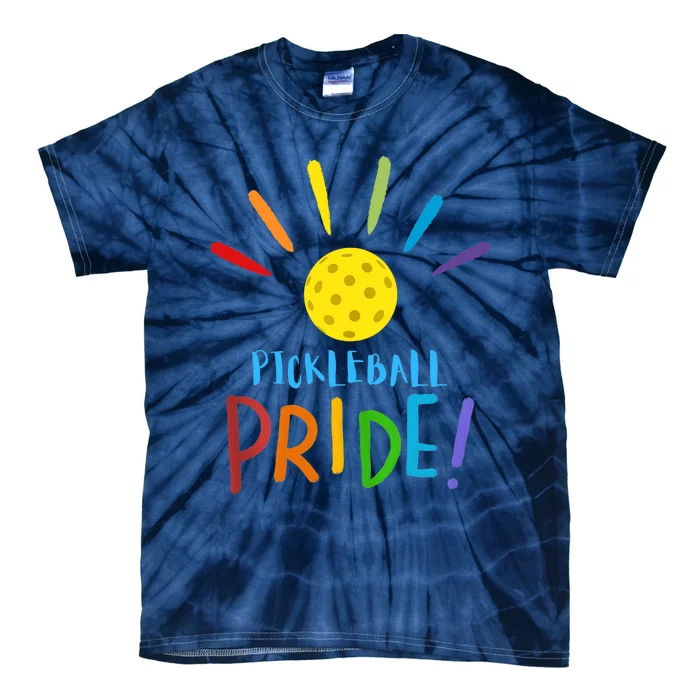 Pickleball LGBT Pride Tie-Dye T-Shirt