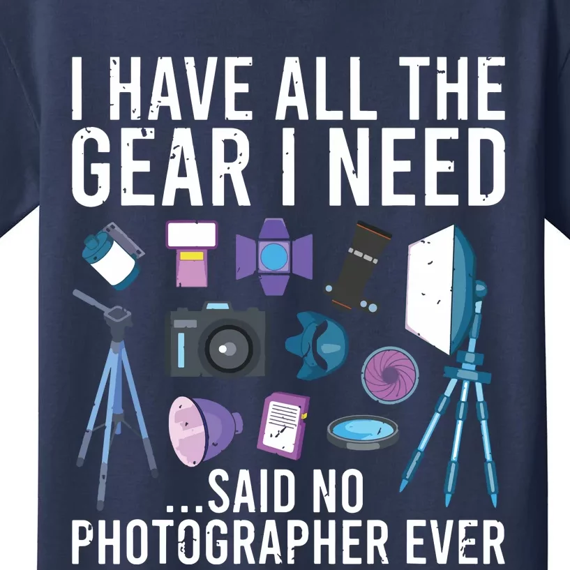 Photography Lover Photographer Tee Photography Kids T-Shirt