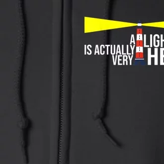 Punny Lighthouse Full Zip Hoodie