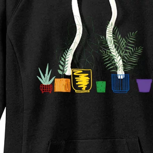 Plant LGBTQ Pride Gender Neutral Cute Pride Month LGBTQ Ally Subtle Women's Fleece Hoodie