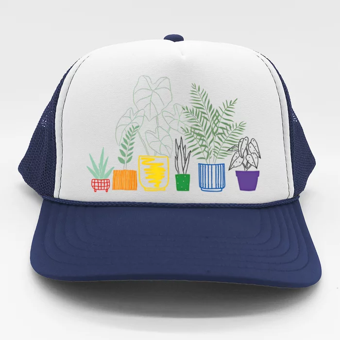 Plant LGBTQ Pride Gender Neutral Cute Pride Month LGBTQ Ally Subtle Trucker Hat