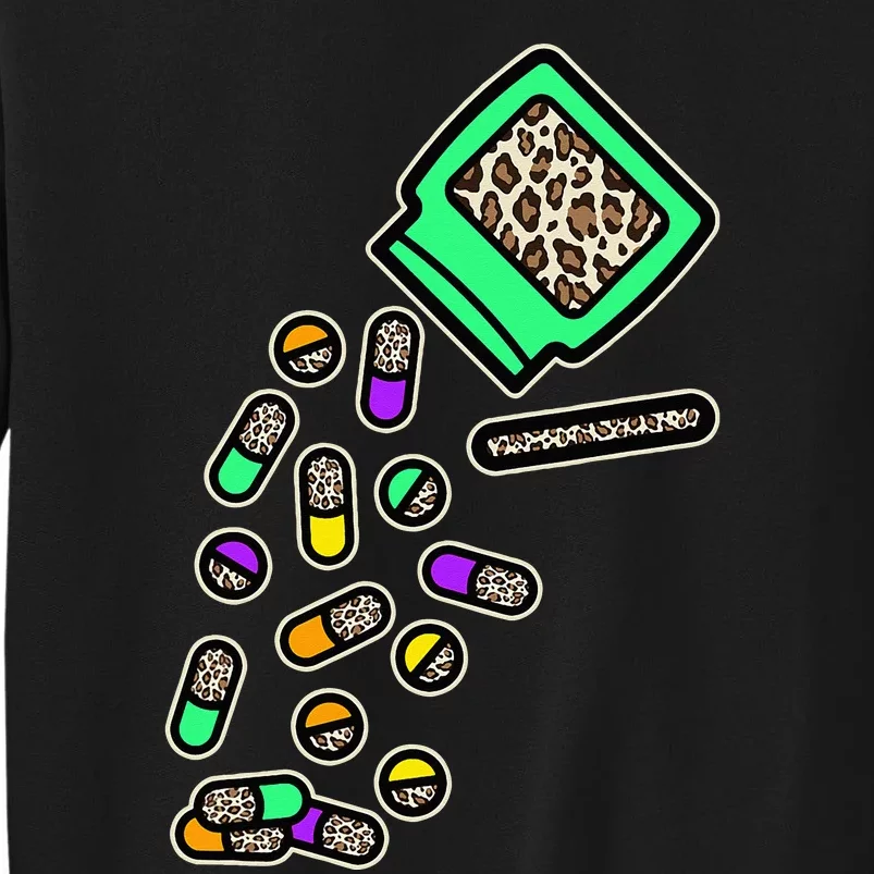 Pharmacist Leopard Pharmacy Pharmacy Tech Pills Healthcare Sweatshirt