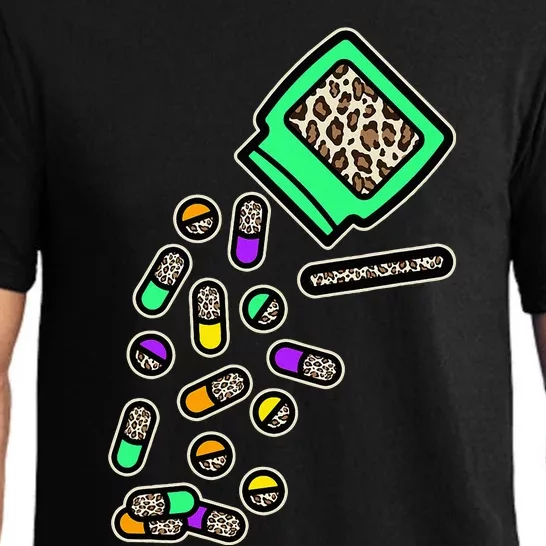 Pharmacist Leopard Pharmacy Pharmacy Tech Pills Healthcare Pajama Set