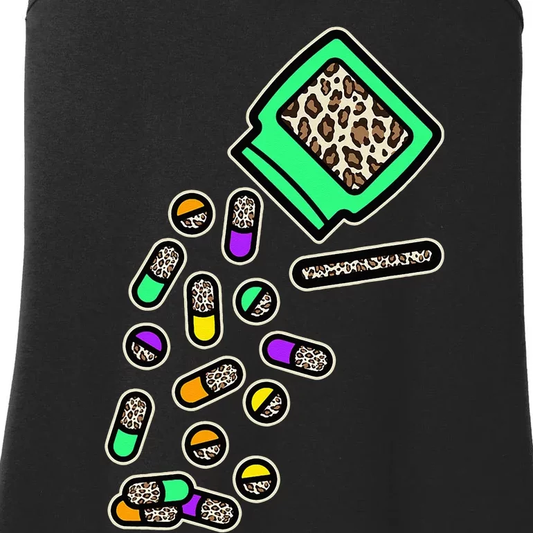 Pharmacist Leopard Pharmacy Pharmacy Tech Pills Healthcare Ladies Essential Tank