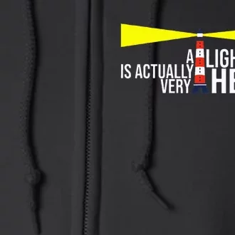 Punny Lighthouse Full Zip Hoodie