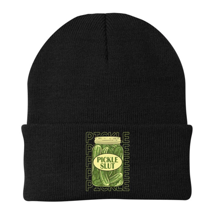 Pickle Lover Pickle Slut Knit Cap Winter Beanie