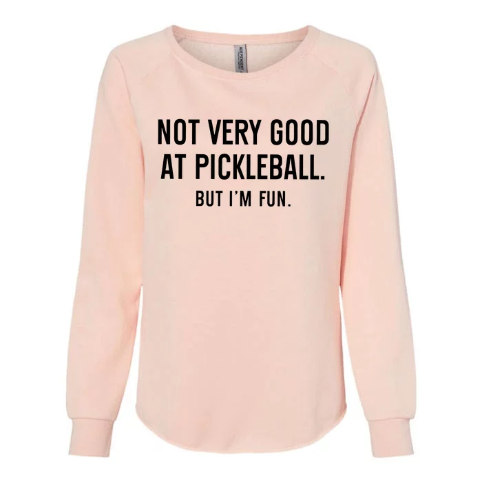 Pickleball Lover Womens California Wash Sweatshirt