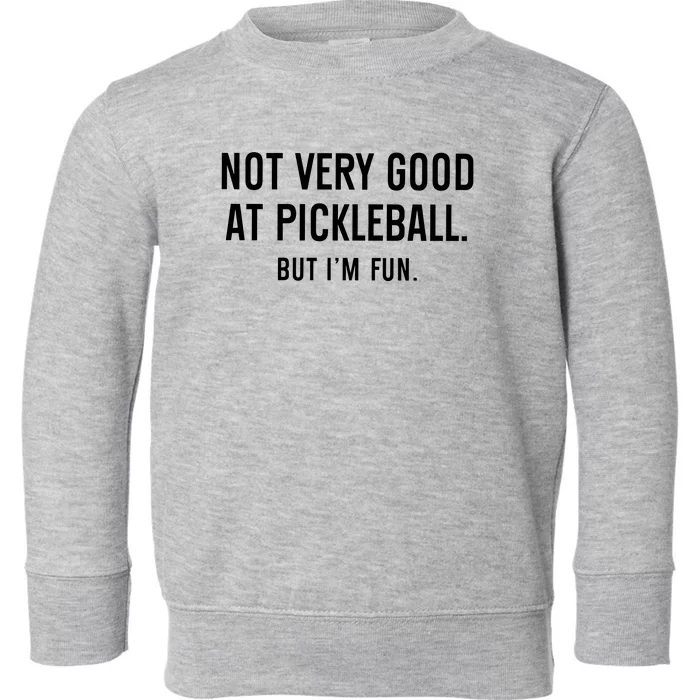 Pickleball Lover Toddler Sweatshirt