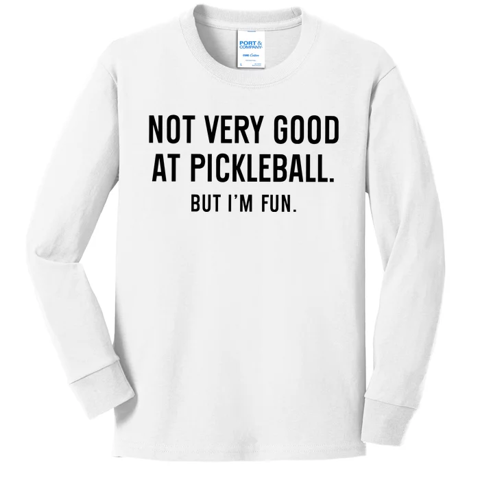 Pickleball Lover Kids Long Sleeve Shirt