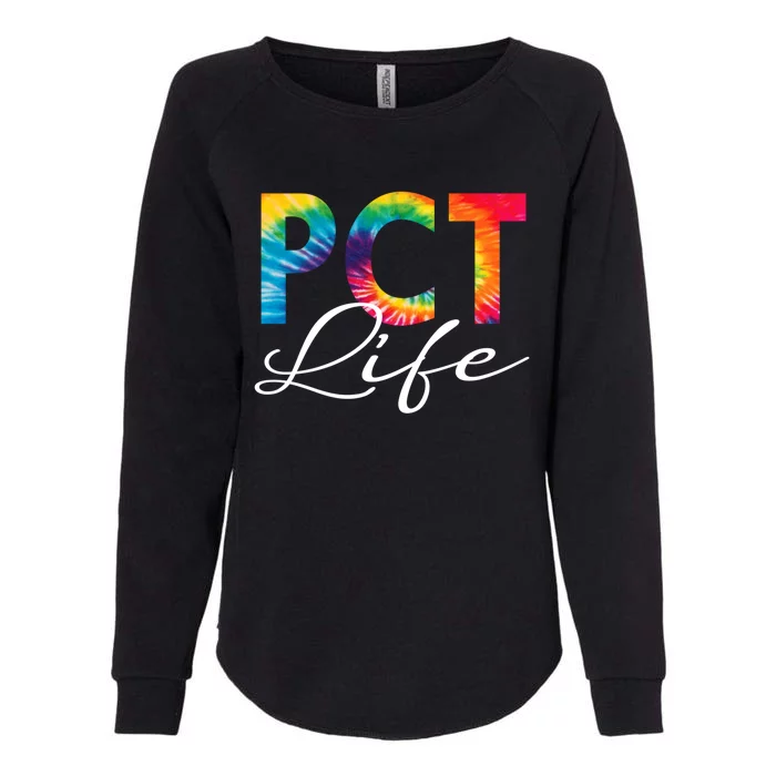 Pct Life Patient Care Technician Assistant Nurse Tie Dye Gift Womens California Wash Sweatshirt