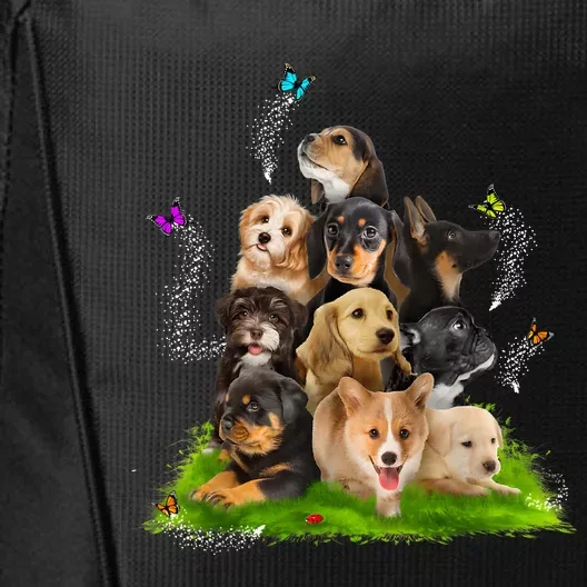 Puppy Lover Puppy Pile Cute Puppy Dog Lover Dog City Backpack