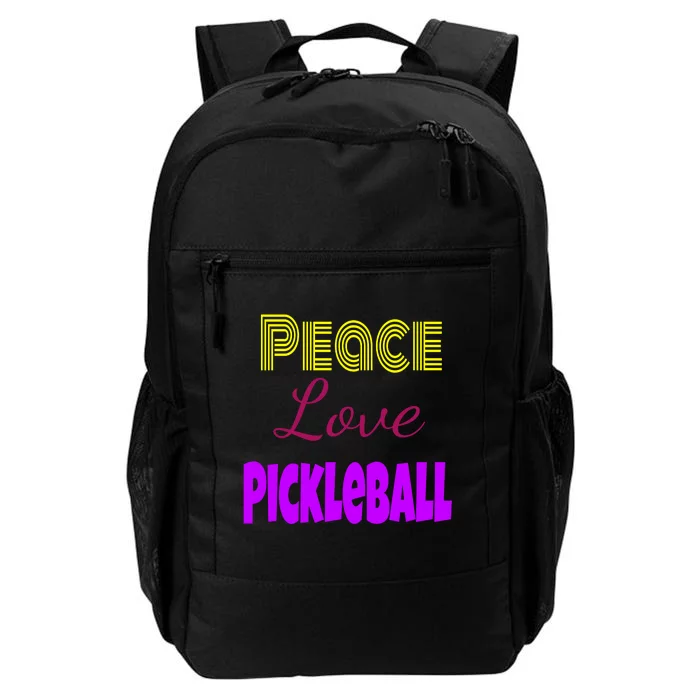 Peace Love Pickleball Daily Commute Backpack