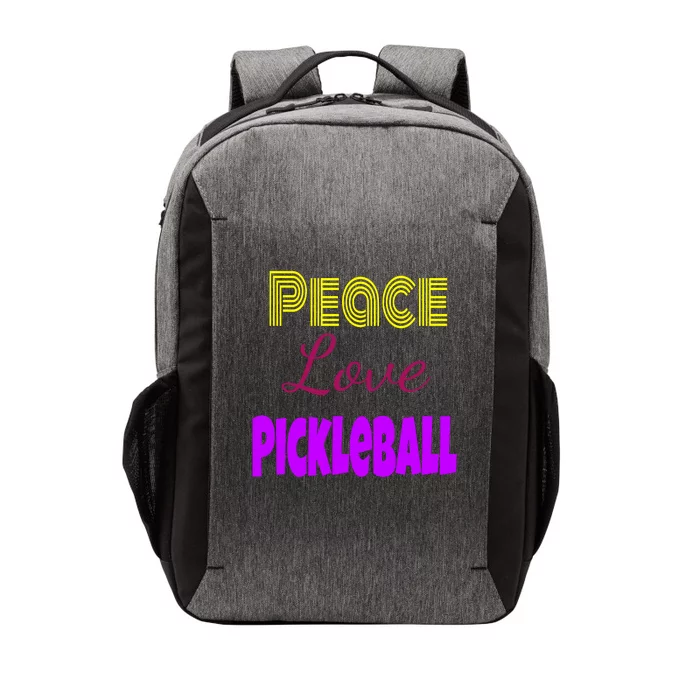 Peace Love Pickleball Vector Backpack