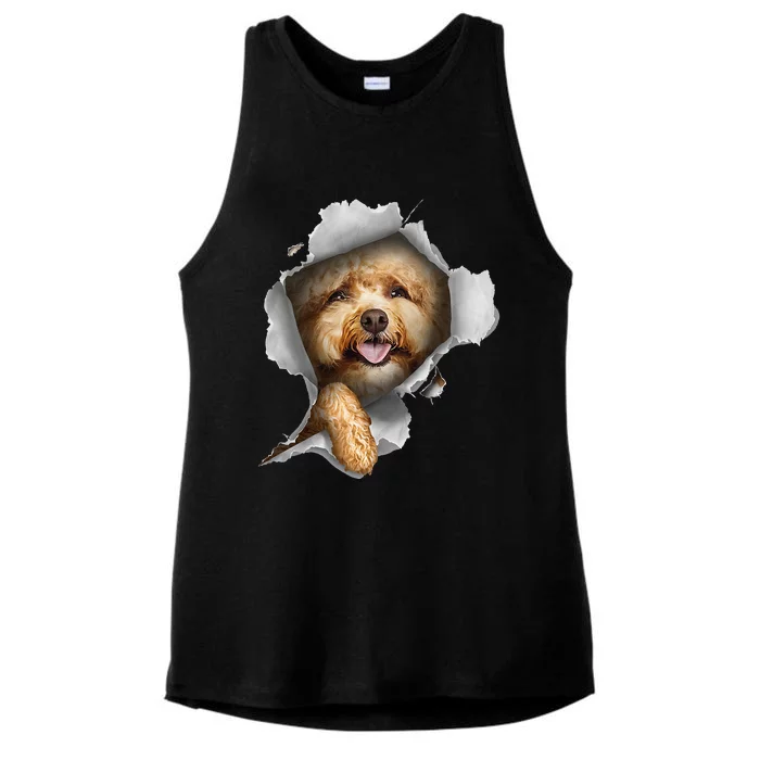 Poodle Lover Poodle Owner Gift Poodle Ladies Tri-Blend Wicking Tank