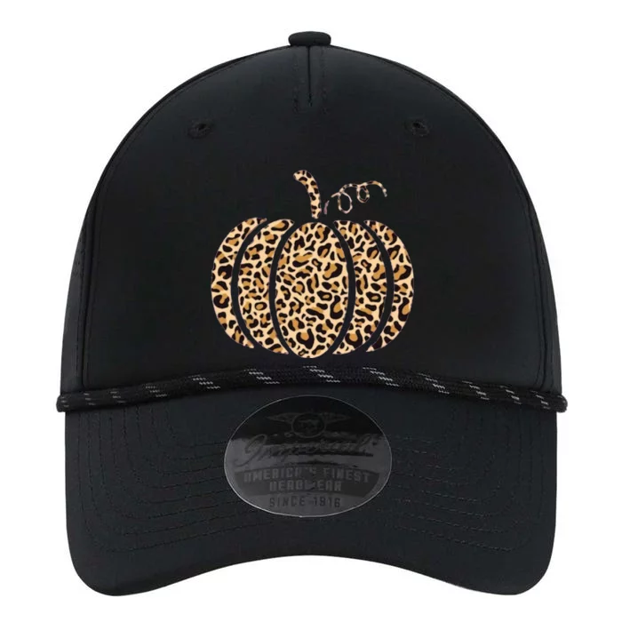 Pumpkin Leopard Print Cheetah Fall Graphic Thanksgiving Performance The Dyno Cap