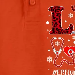 Ph Love Plaid Leopard Christmas Er Nurse Reindeer Great Gift Dry Zone Grid Performance Polo