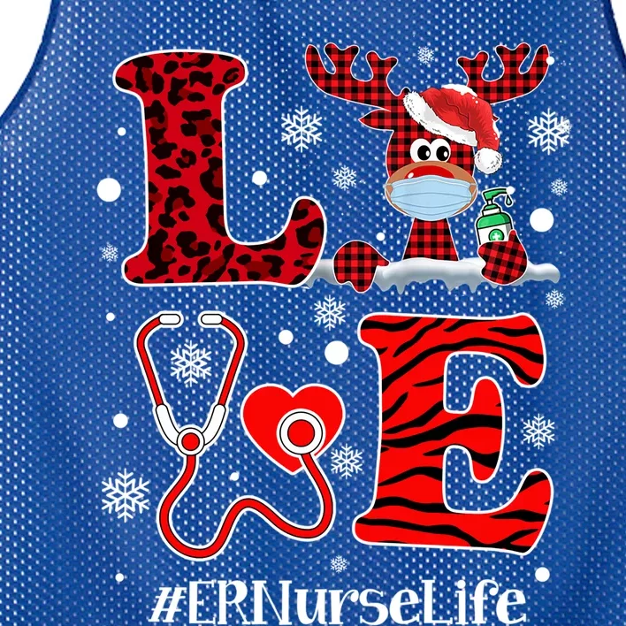 Ph Love Plaid Leopard Christmas Er Nurse Reindeer Great Gift Mesh Reversible Basketball Jersey Tank