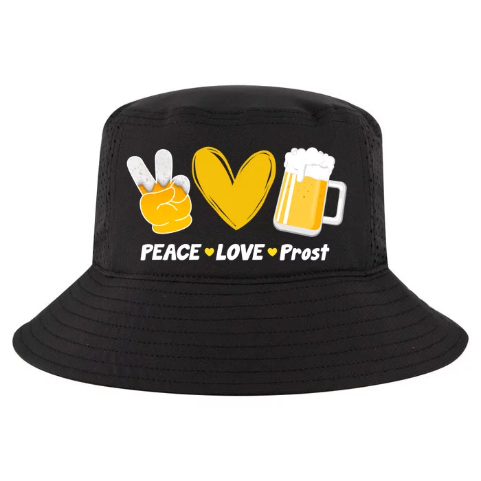 Peace Love Prost Beer Oktoberfest Cool Comfort Performance Bucket Hat