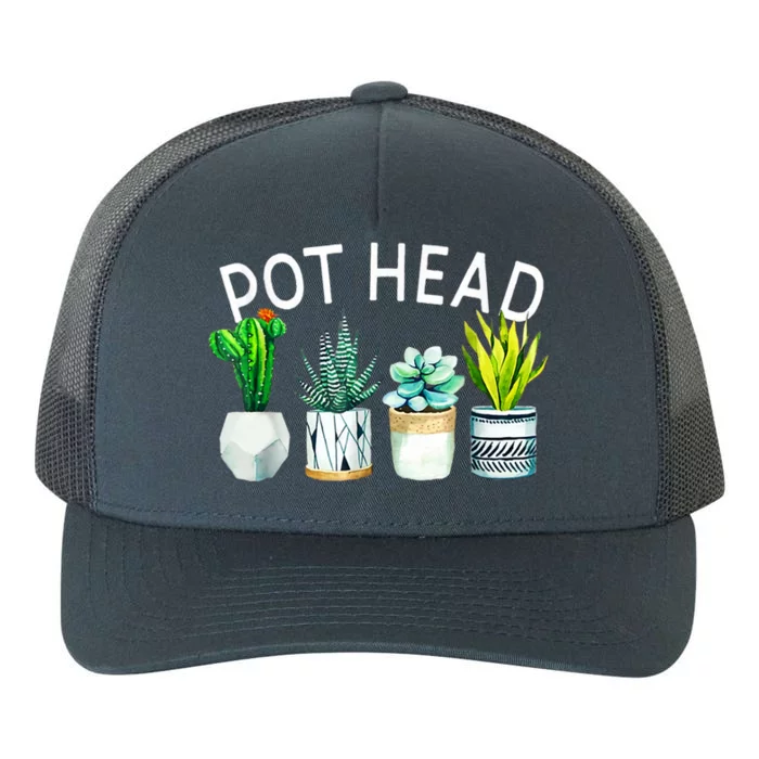 Pothead Love Plant Gardener Pothead Succulent Yupoong Adult 5-Panel Trucker Hat