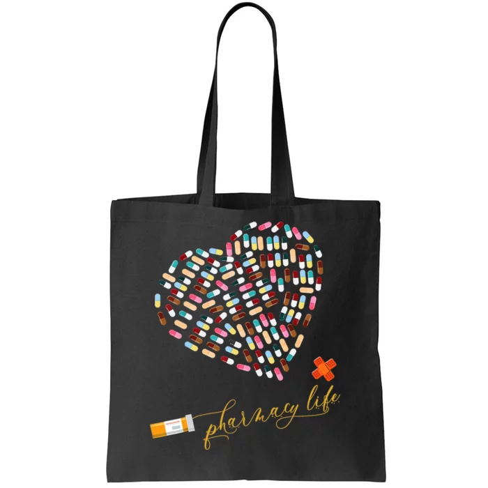 Pharmacy Life Pharmacist Heart Happy Valentine's Day Outfits Tote Bag