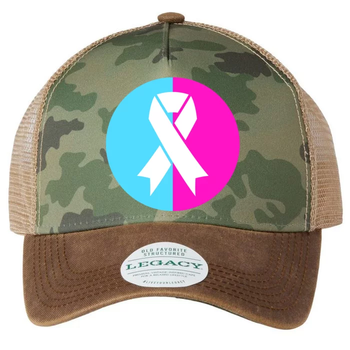 Pro Life Pregnancy Infant Loss Awareness Protect Life Anti Abortion Legacy Tie Dye Trucker Hat