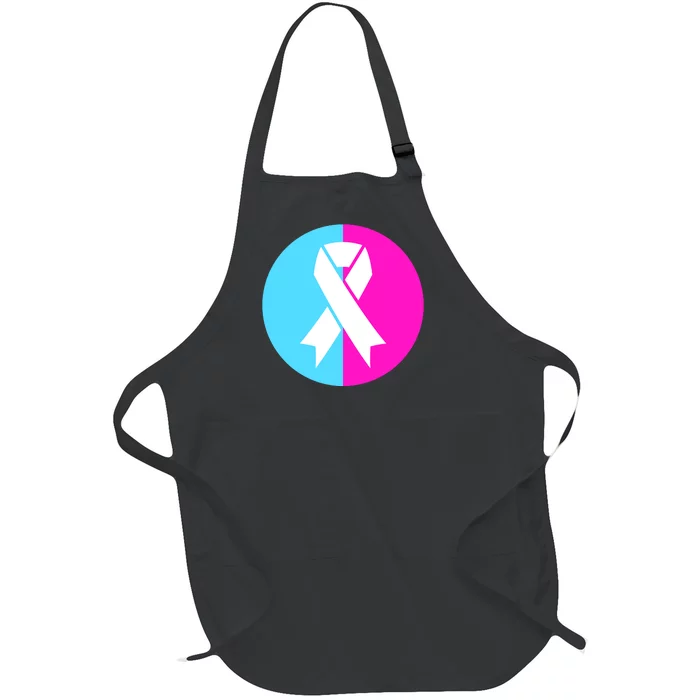 Pro Life Pregnancy Infant Loss Awareness Protect Life Anti Abortion Full-Length Apron With Pocket