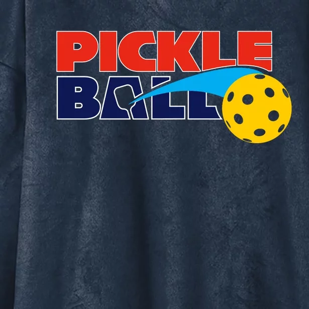 Pickleball League Hooded Wearable Blanket