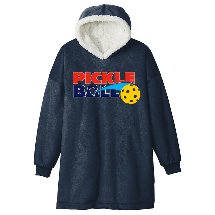 Pickleball League Hooded Wearable Blanket