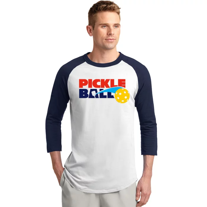 Pickleball League Baseball Sleeve Shirt