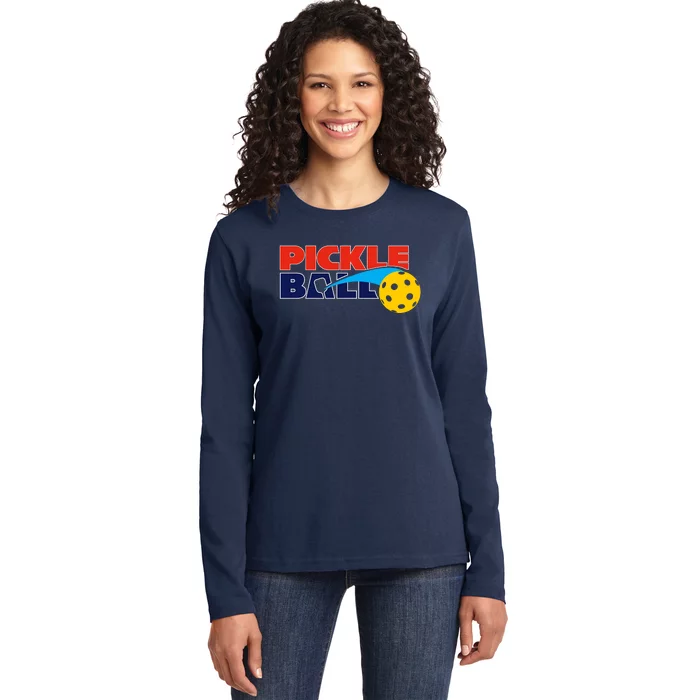 Pickleball League Ladies Long Sleeve Shirt