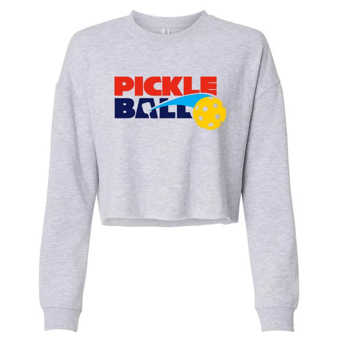 Pickleball League Cropped Pullover Crew