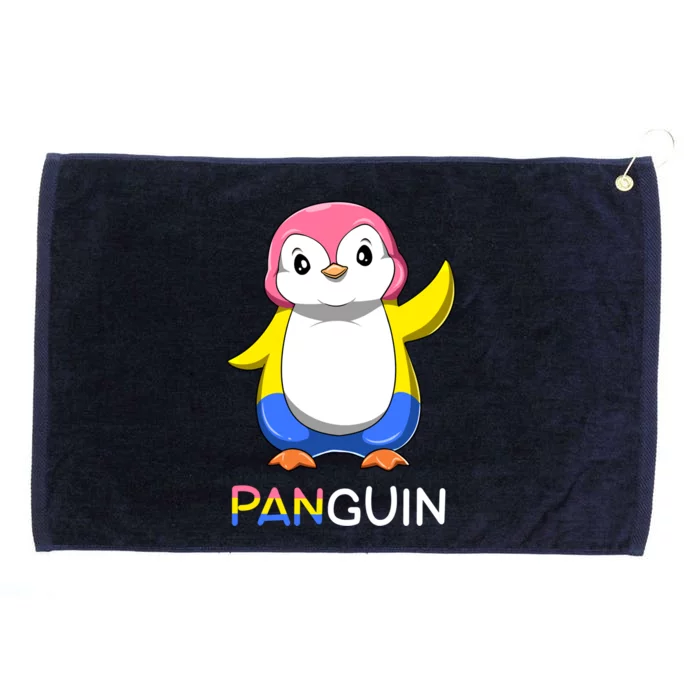 Pansexual Lgbtq Penguin A Colorful Pansexual Animal Gift Grommeted Golf Towel