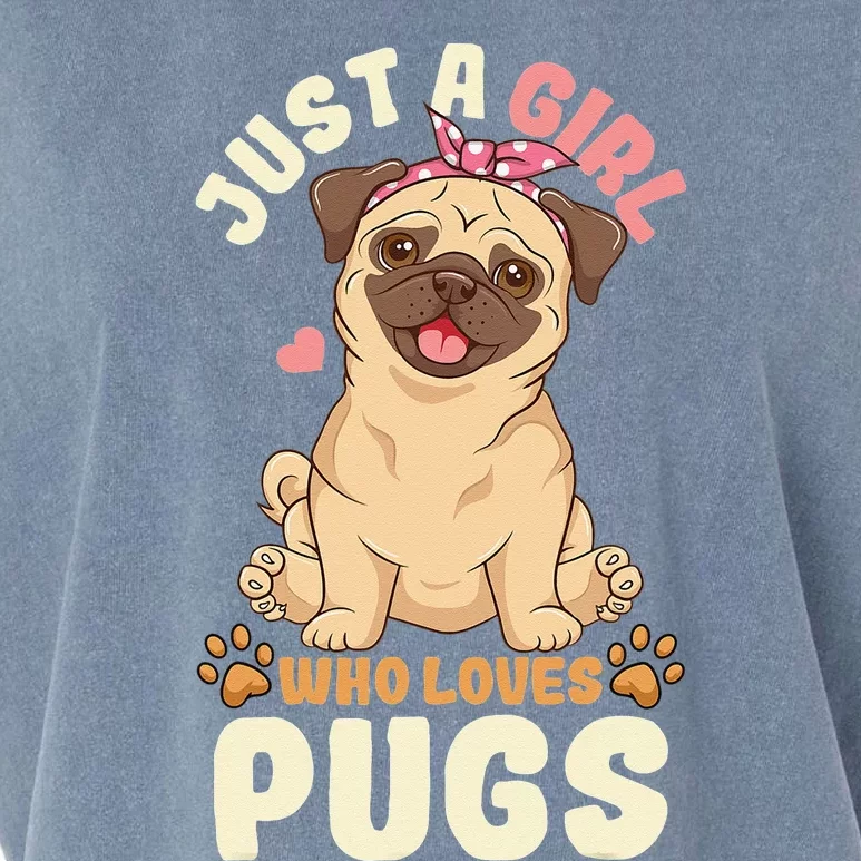 Pug Love Garment-Dyed Women's Muscle Tee