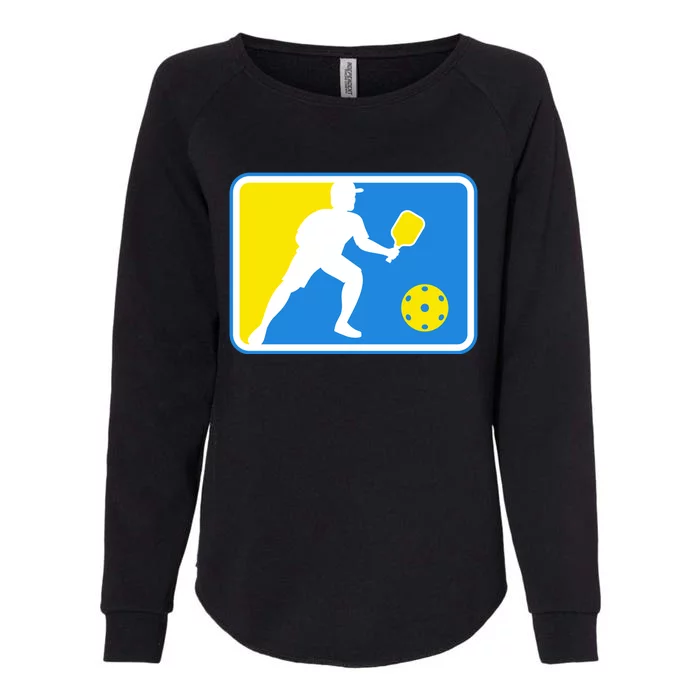 Pickleball Logo Womens California Wash Sweatshirt