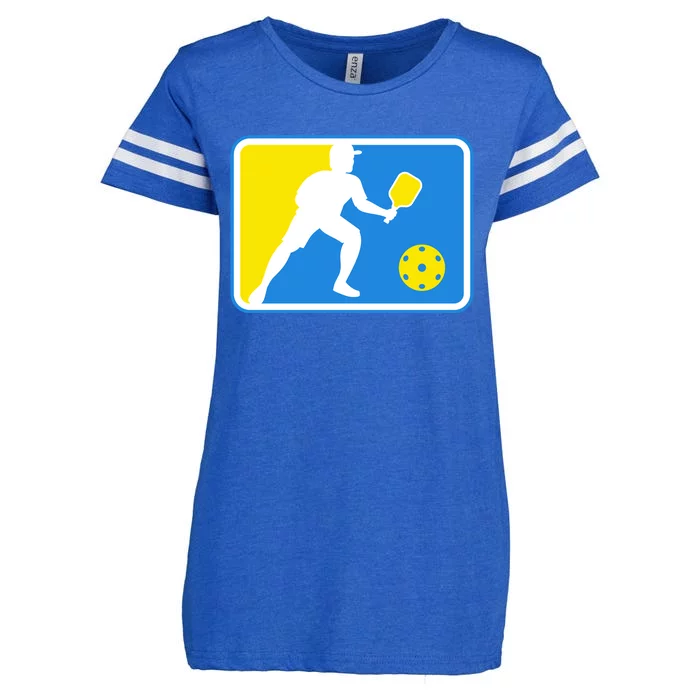 Pickleball Logo Enza Ladies Jersey Football T-Shirt