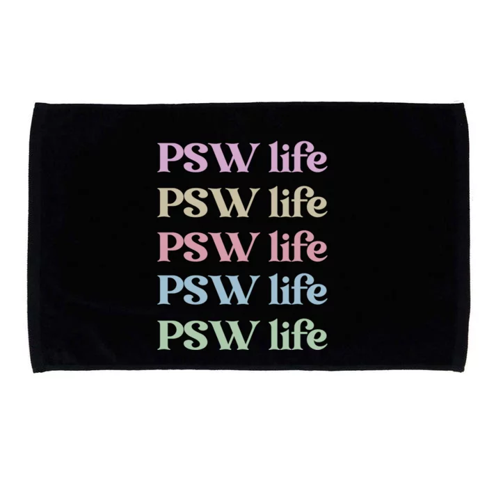 Psw Life Personal Support Worker Day Gift Microfiber Hand Towel